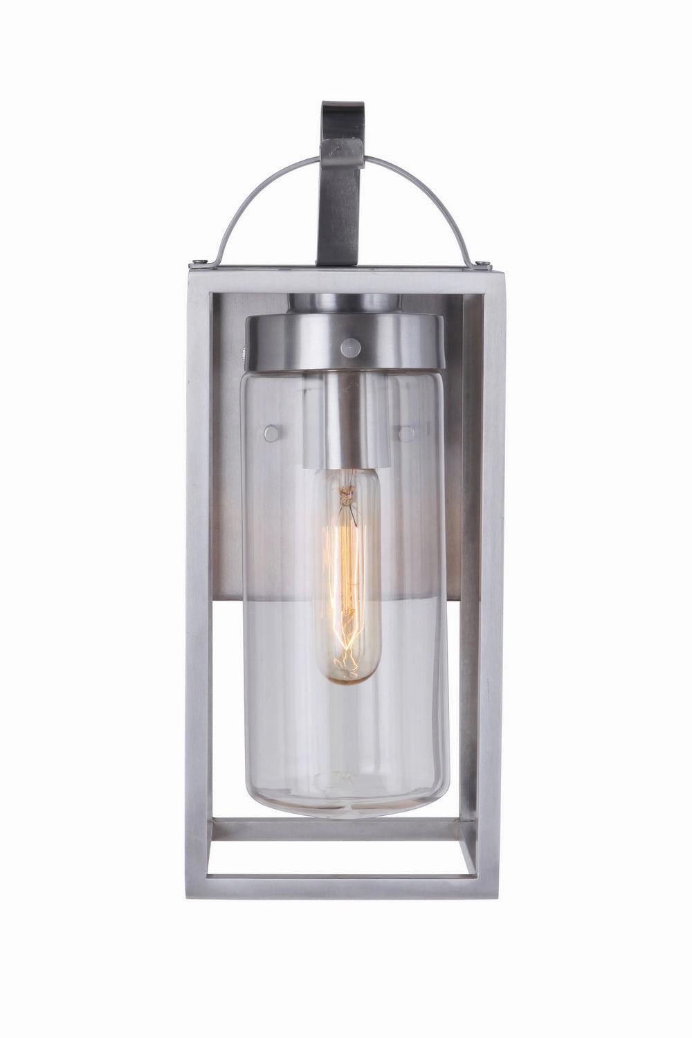 Neo One Light Outdoor Wall Mount Satin Aluminum