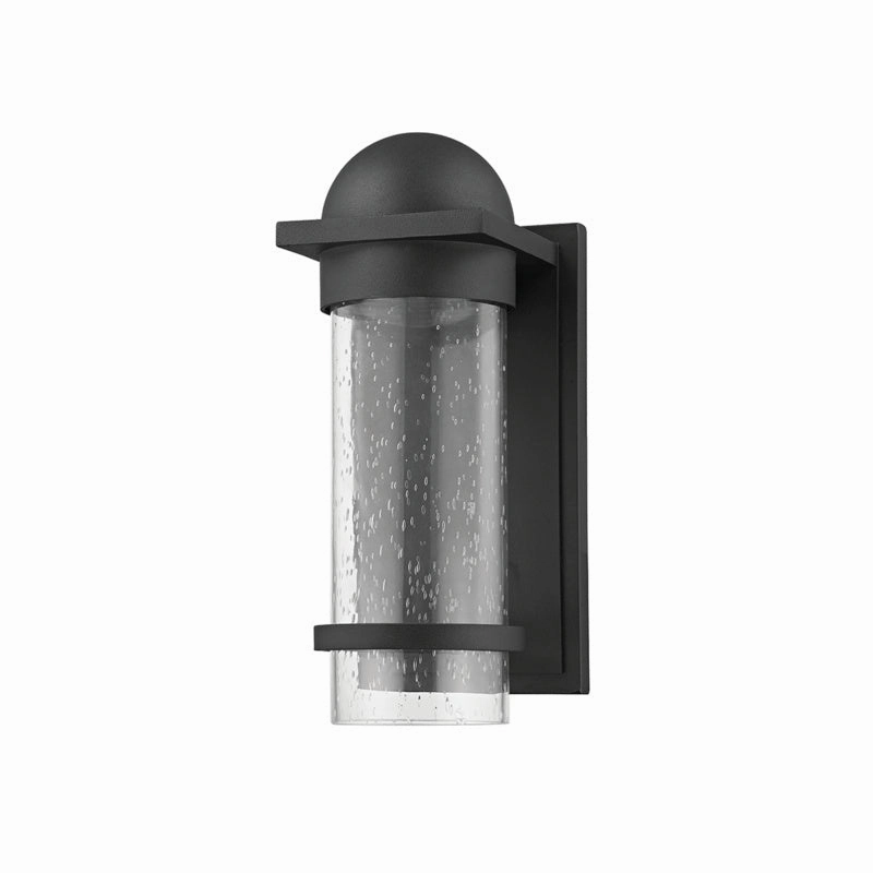 Nero One Light Outdoor Wall Sconce Textured BlackOutdoor wall sconces with motion sensor