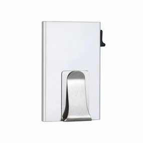 Limited Time Hot Deal Trending Now Offer Eazicard Rfid Cardholder With Clip | Silver