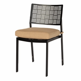 New Century Stackable Dining Side Chair w/ Cushionoutdoor dining chair with armrests