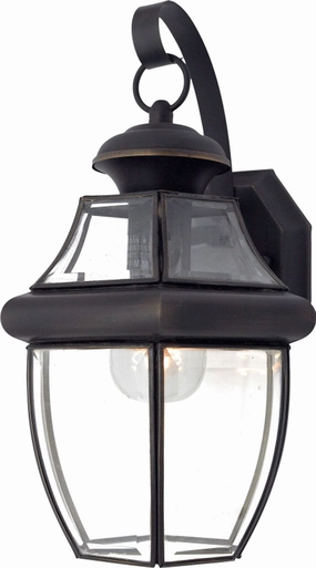 Newbury One Light Outdoor Wall Lantern Medici BronzeOutdoor wall sconces with motion sensor
