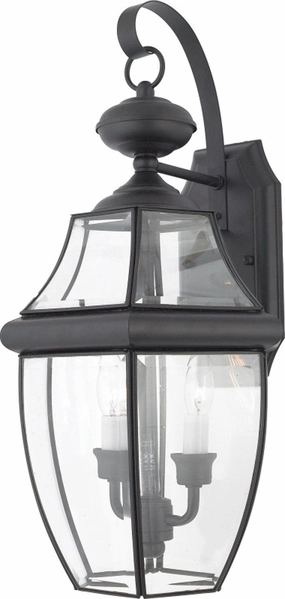 Newbury Two Light Outdoor Wall Lantern Mystic BlackOutdoor wall sconces with motion sensor