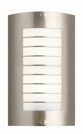 Newport Two Light Outdoor Wall Mount Brushed NickelOutdoor wall sconces with motion sensor