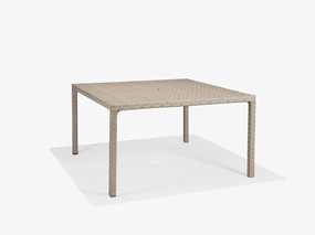Nexus 48" Square Dining Table with Holeoutdoor patio dining furniture set