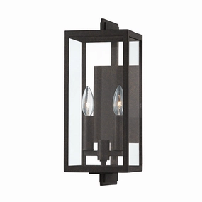 Nico Two Light Outdoor Wall Sconce French IronOutdoor wall sconces with motion sensor