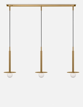 Nodes Linear Pendant by Kelly WearstlerWeatherproof outdoor lighting