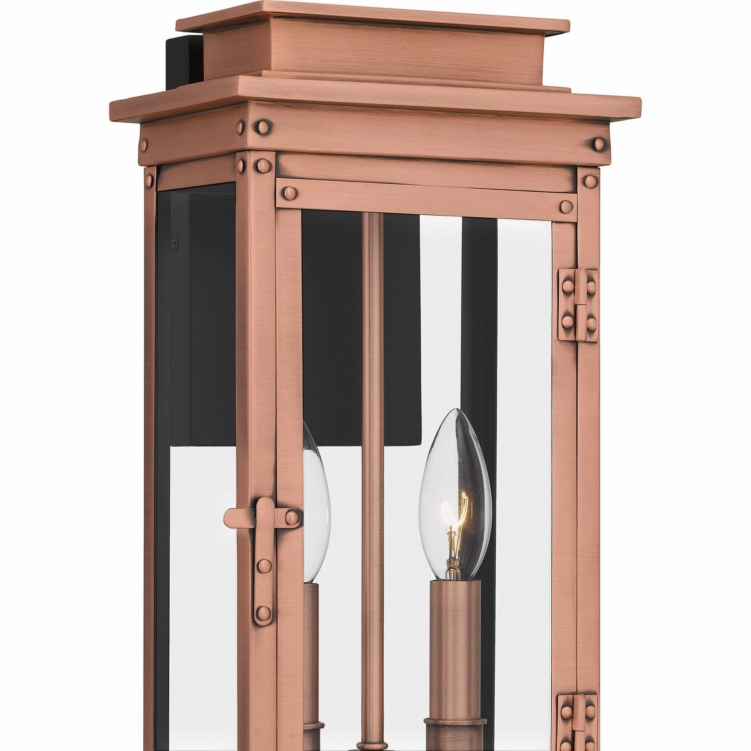 Noelle Two Light Outdoor Wall Mount Aged Copper