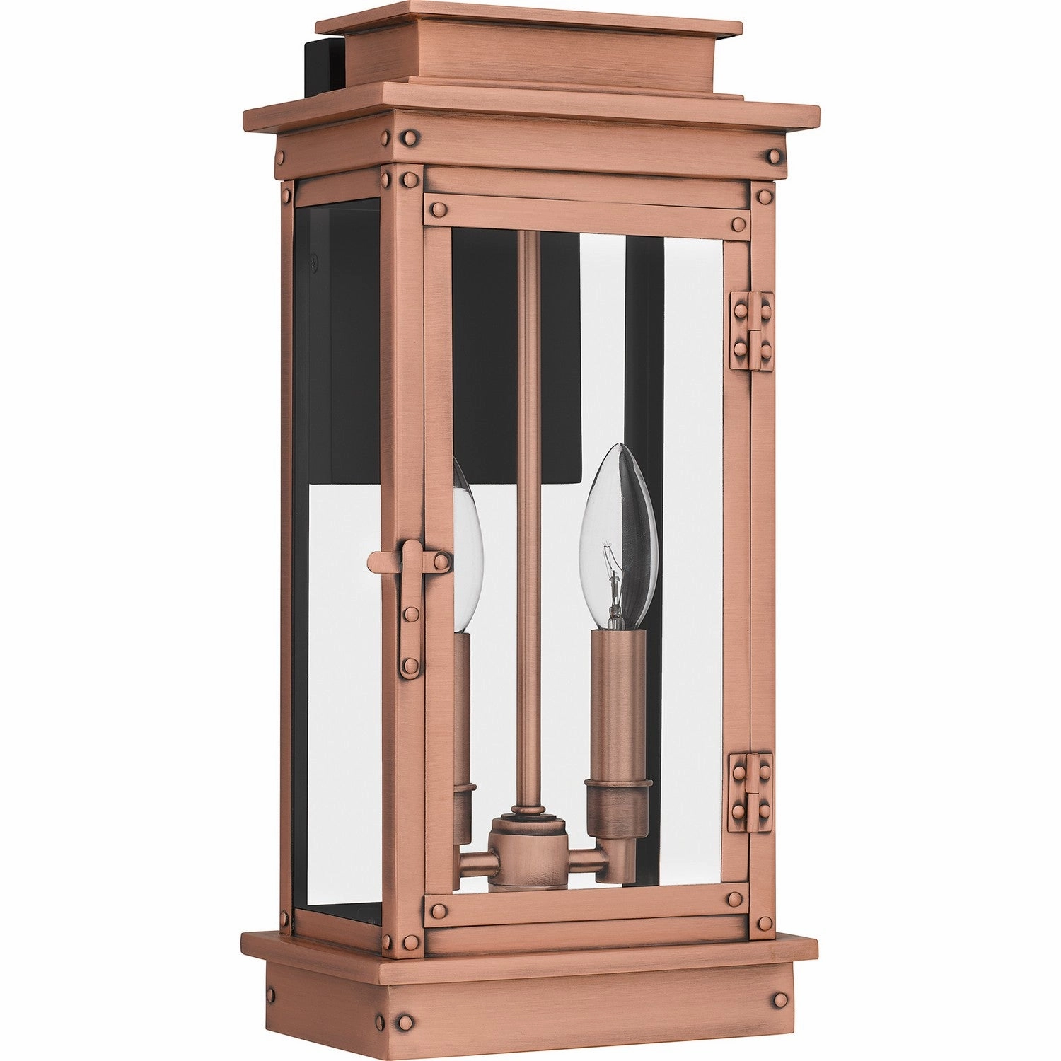 Noelle Two Light Outdoor Wall Mount Aged Copper