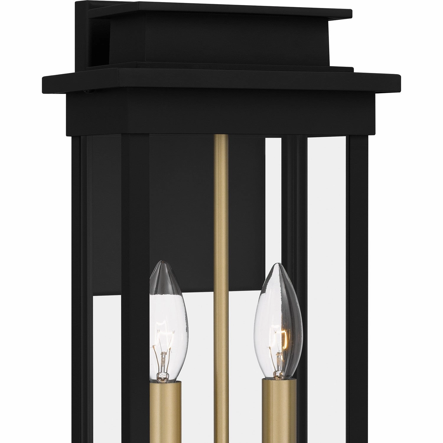 Noelle Two Light Outdoor Wall Mount Matte Black