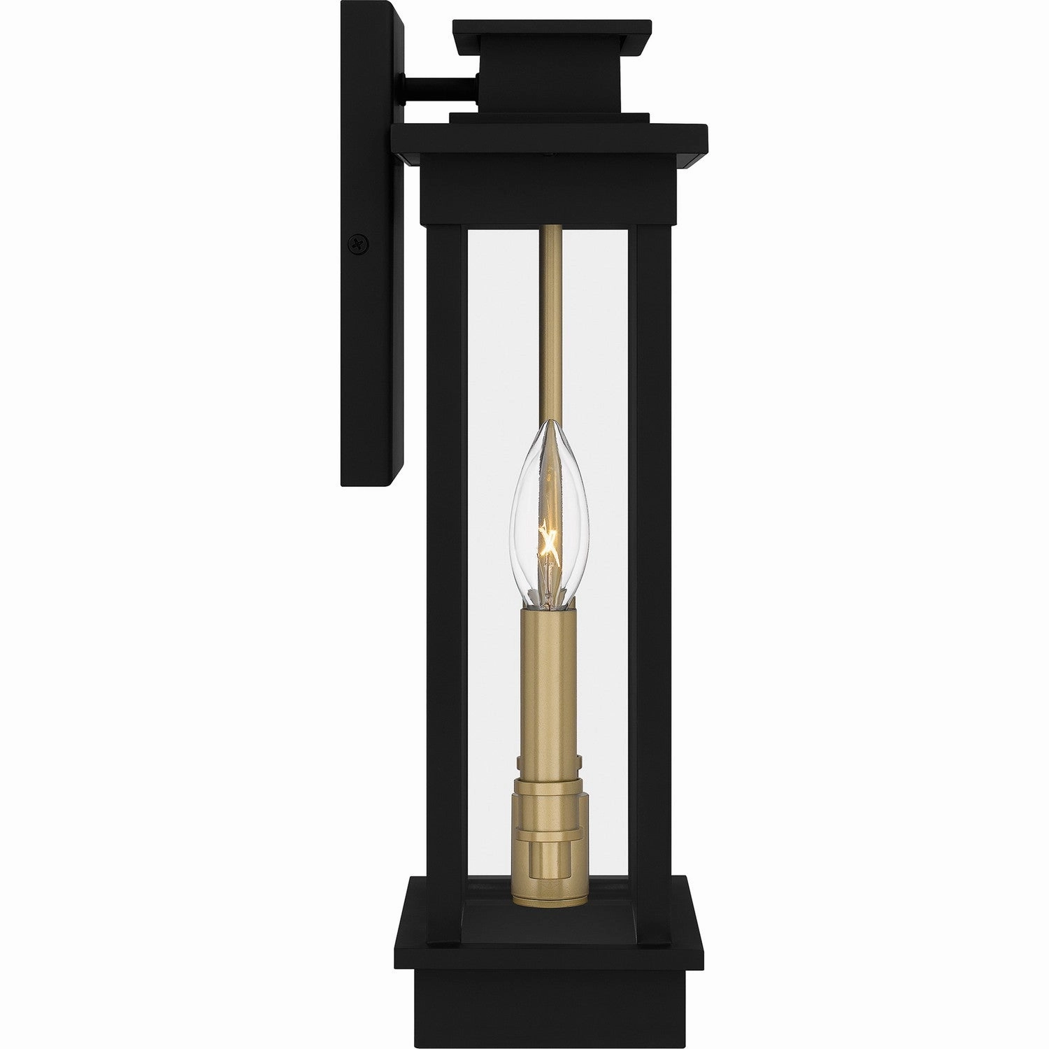 Noelle Two Light Outdoor Wall Mount Matte Black