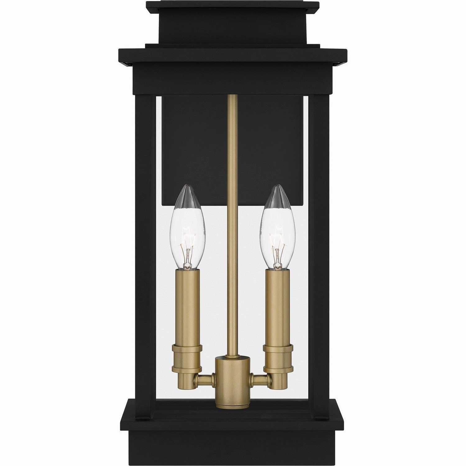 Noelle Two Light Outdoor Wall Mount Matte Black