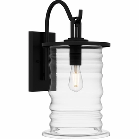 Noland One Light Outdoor Wall Mount Matte BlackOutdoor wall sconces with motion sensor