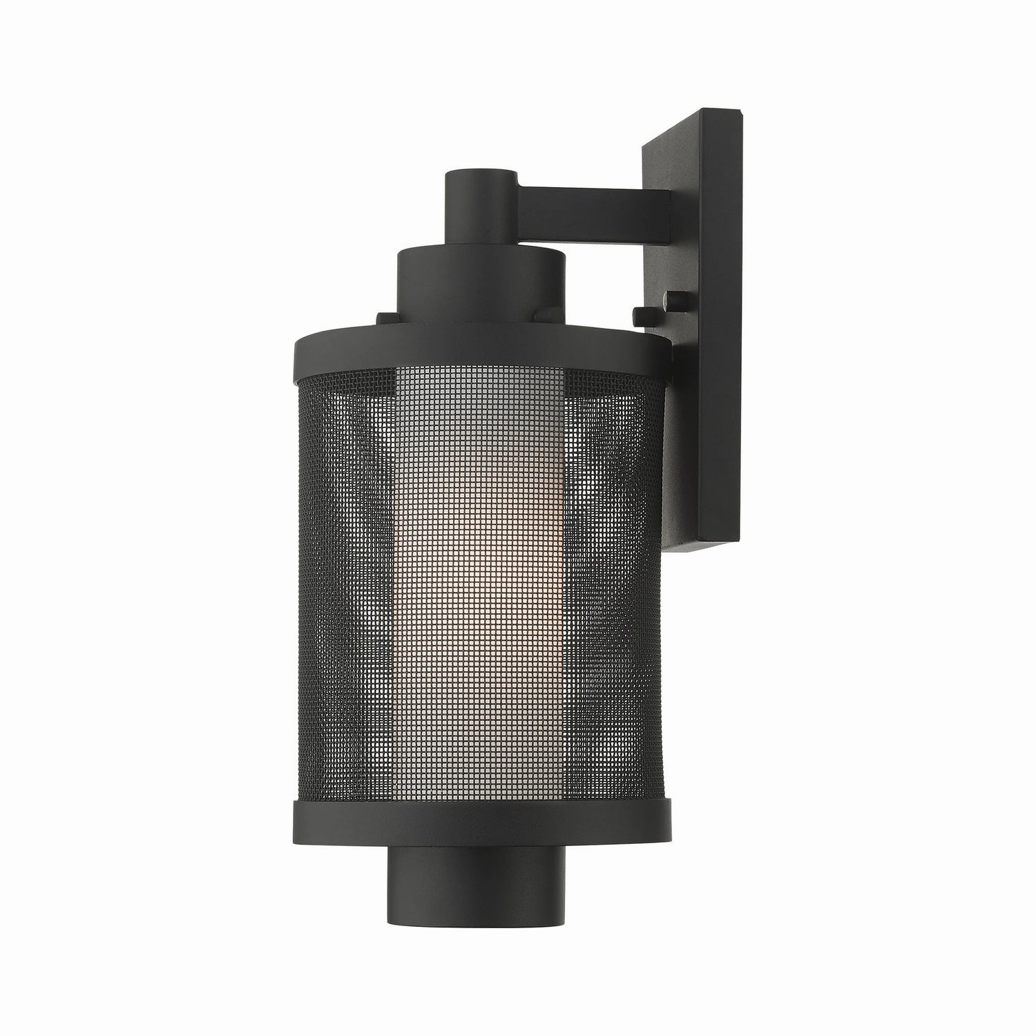Nottingham One Light Outdoor Wall Lantern Textured Black