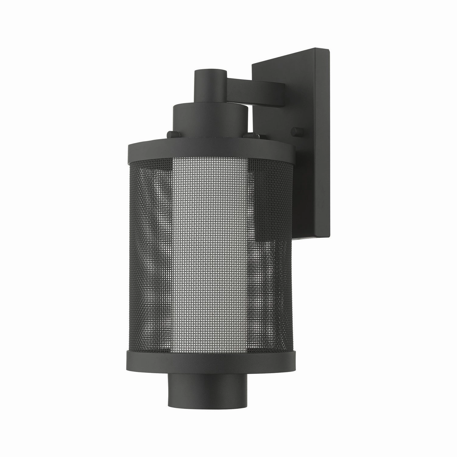 Nottingham One Light Outdoor Wall Lantern Textured Black