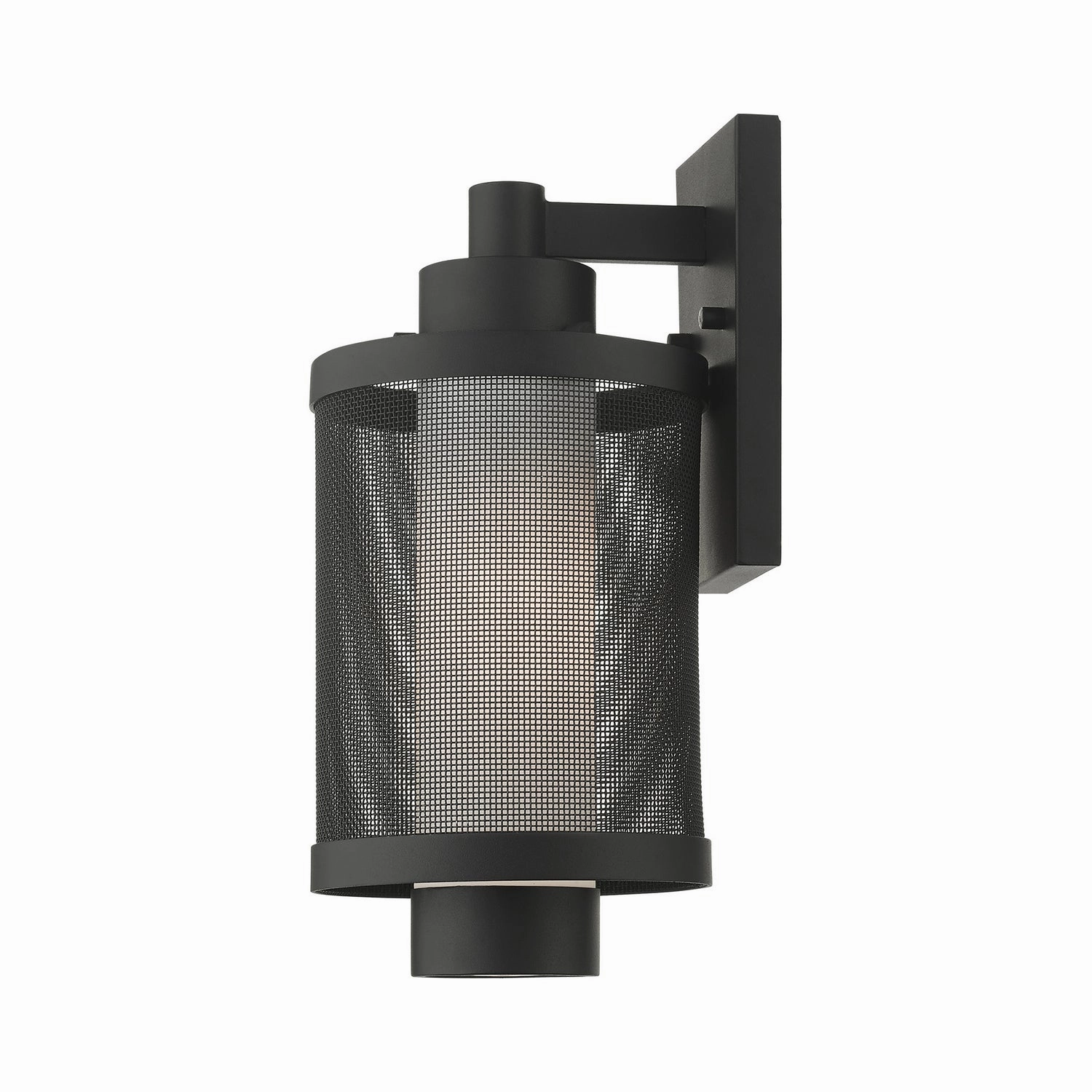 Nottingham One Light Outdoor Wall Lantern Textured Black