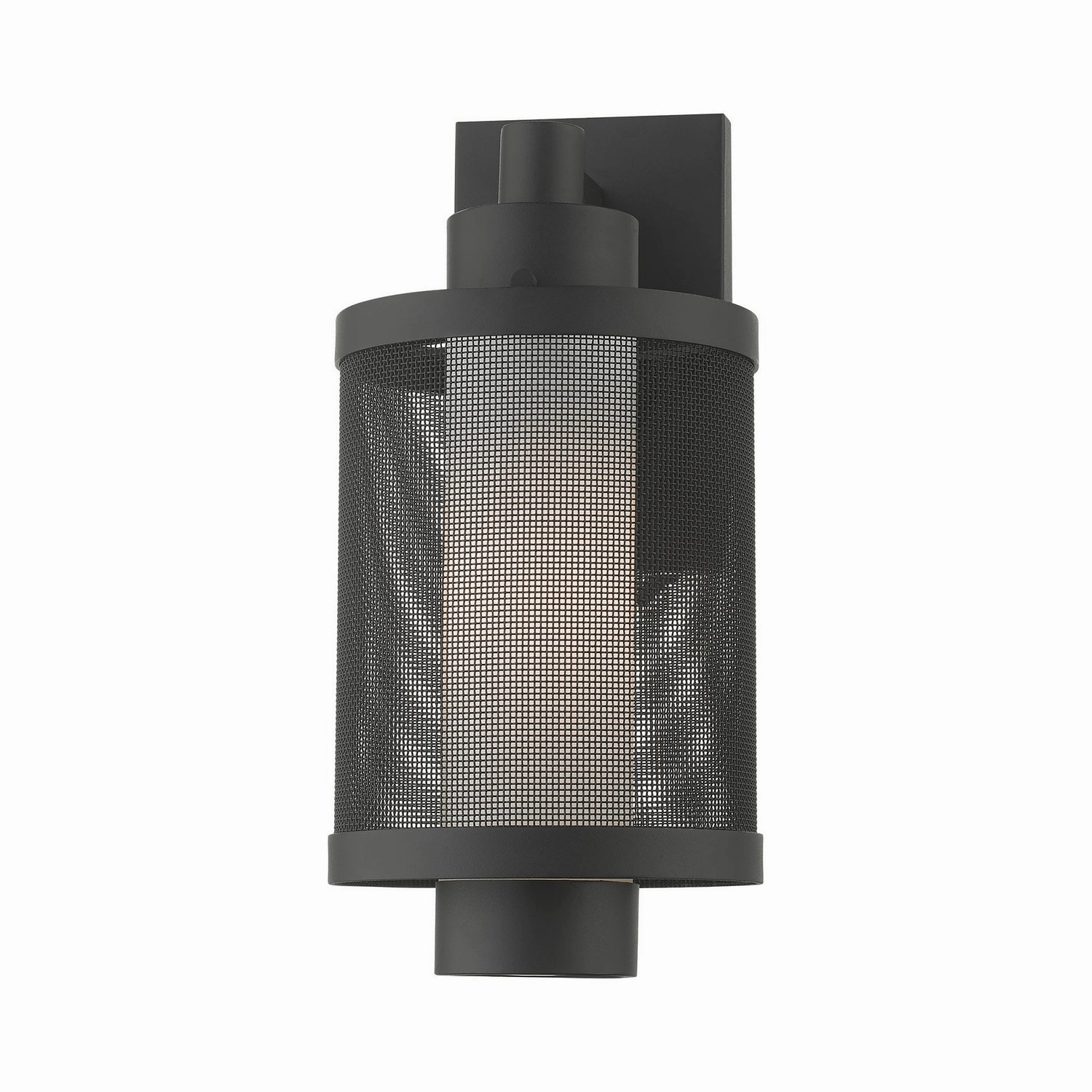 Nottingham One Light Outdoor Wall Lantern Textured Black