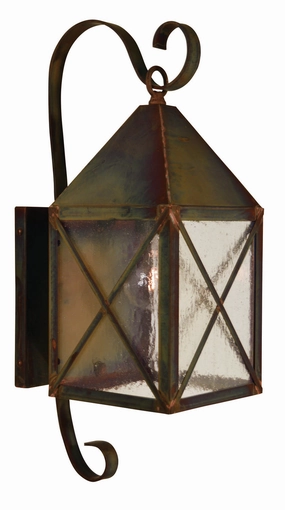 Nottingham One Light Wall Mount Raw CopperOutdoor wall sconces with motion sensor