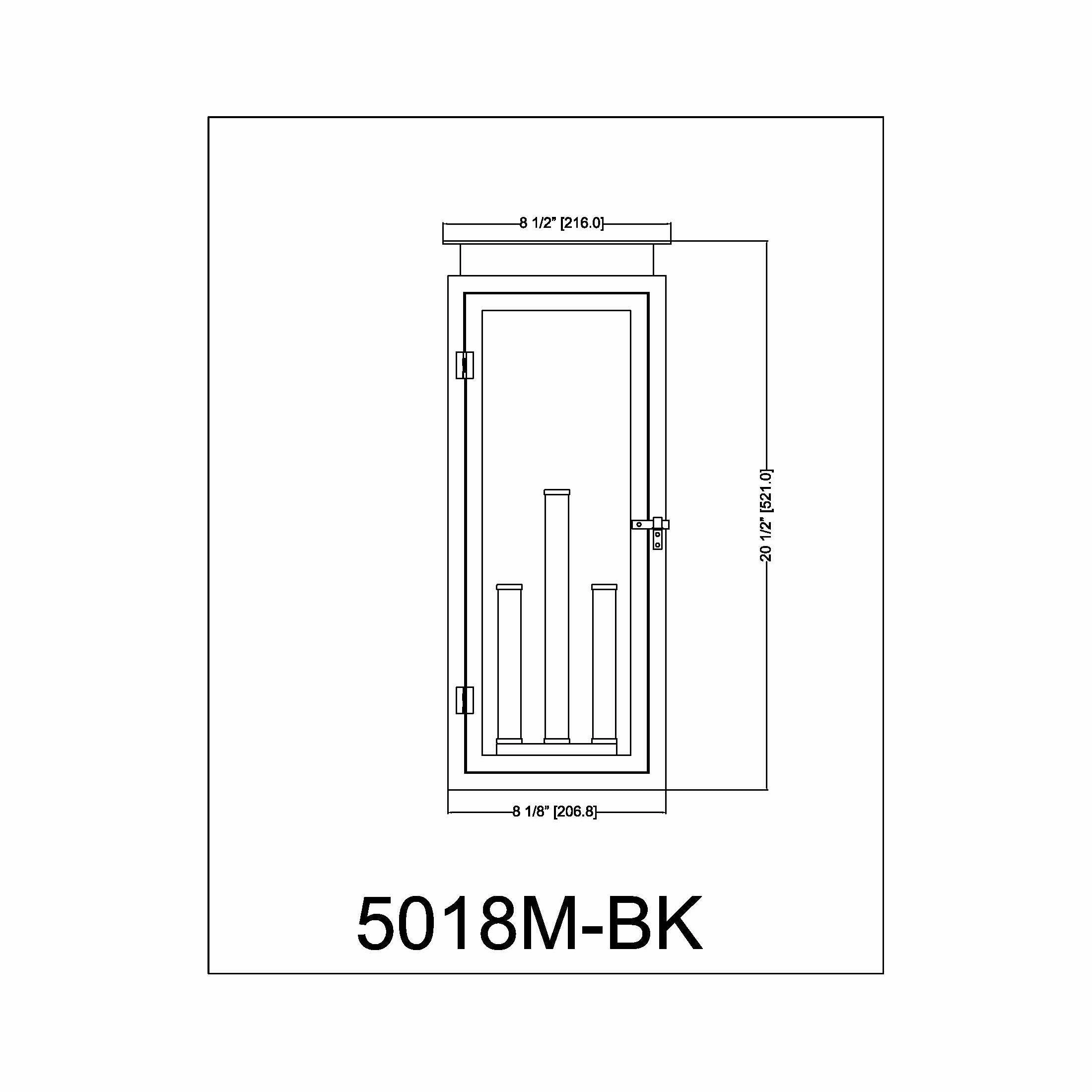 Nova 3-Light Outdoor Wall Light