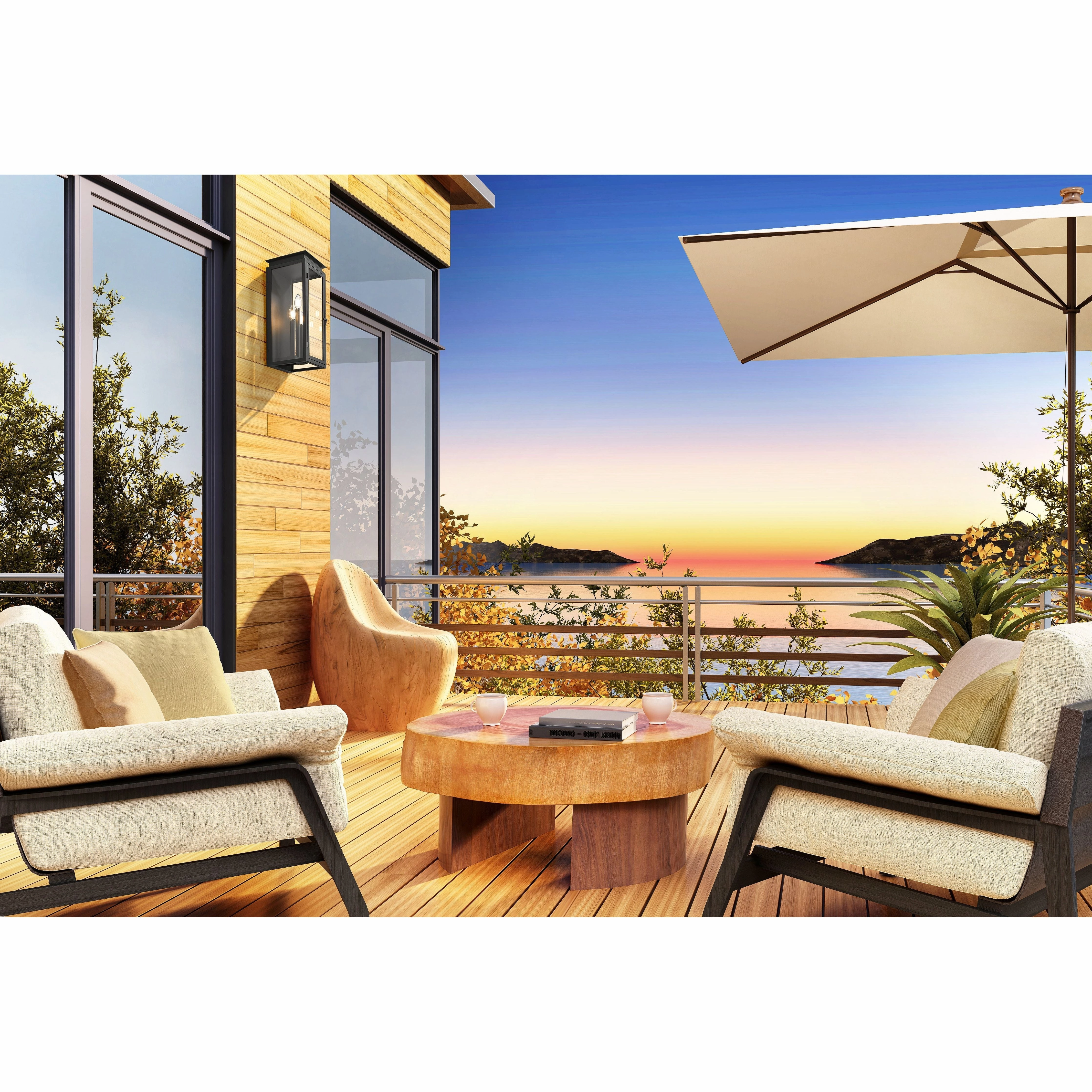 Nova 3-Light Outdoor Wall Light