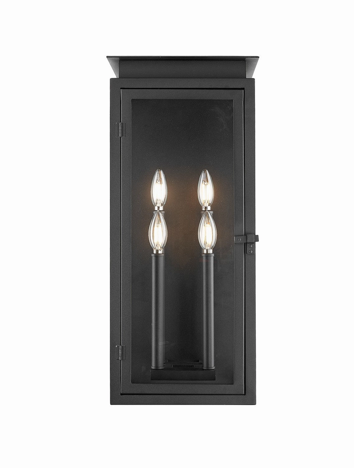 Nova Four Light Outdoor Wall Light Black