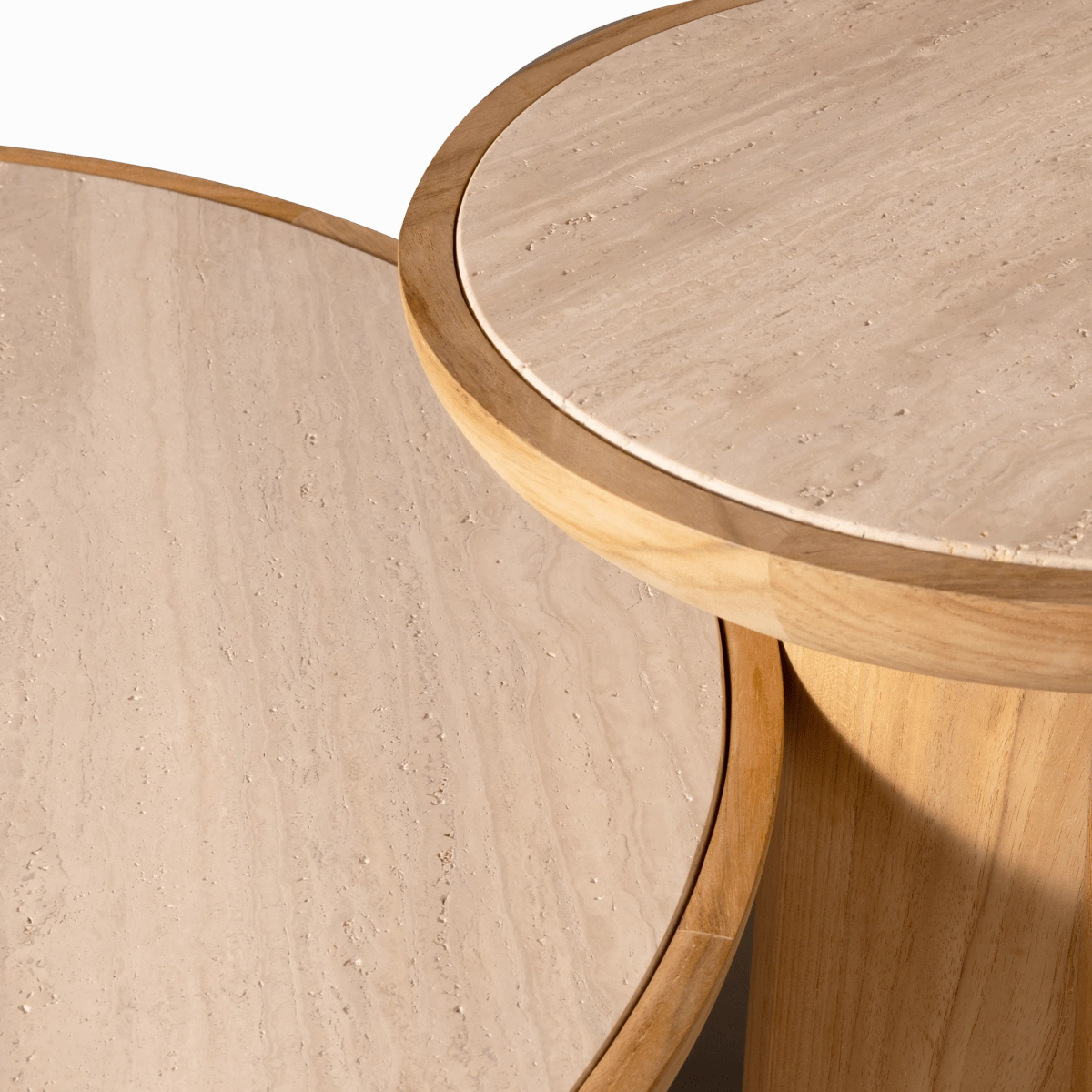 Nova Teak Round Coffee Table 30"