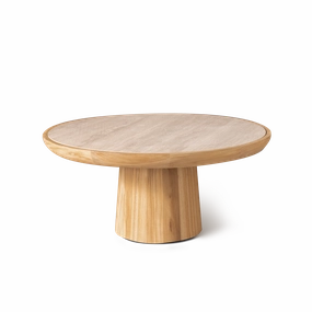 Nova Teak Round Coffee Table 30"outdoor coffee table for patio or lounge