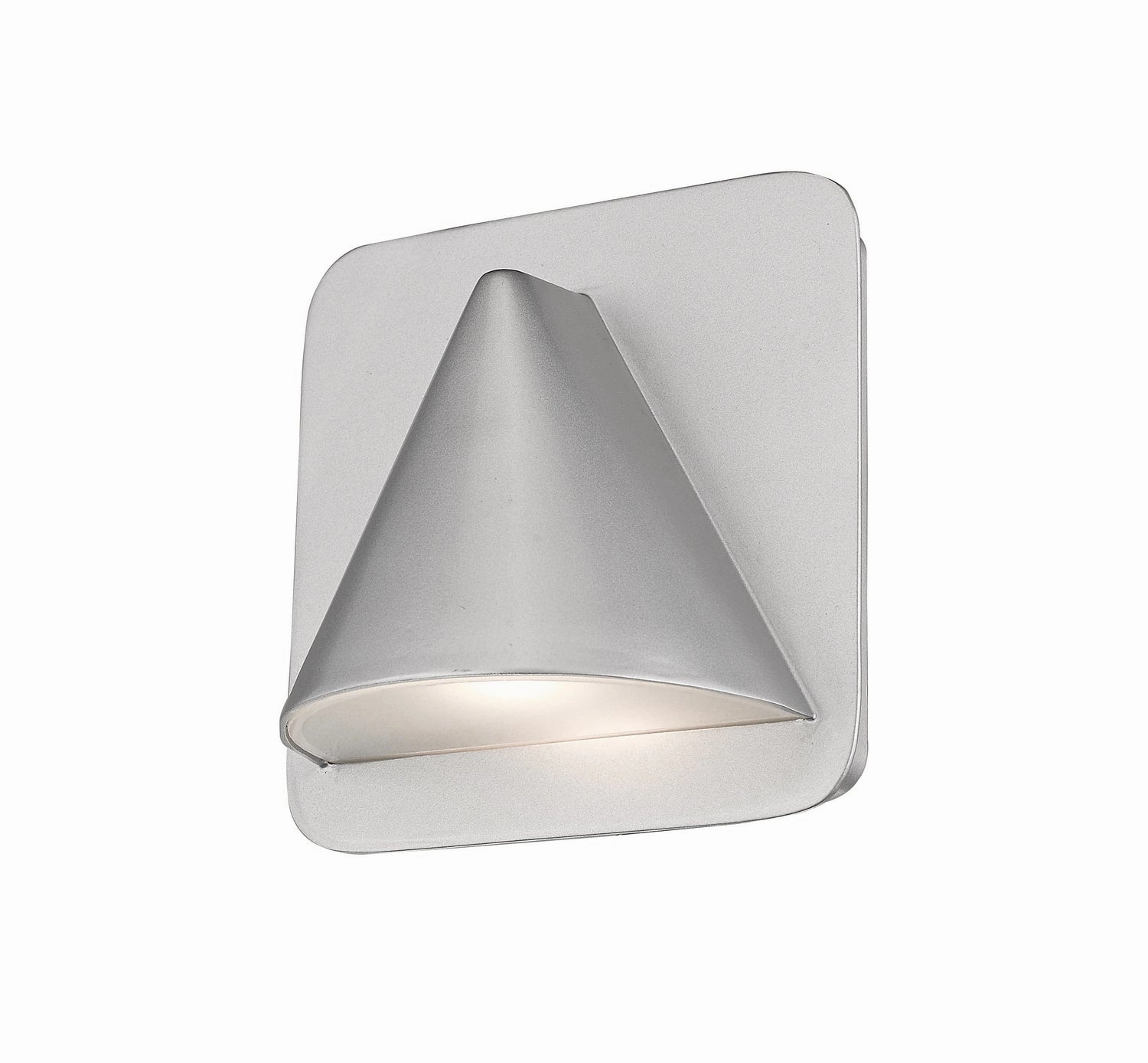 Obelisk LED Outdoor Wall Mount Silver