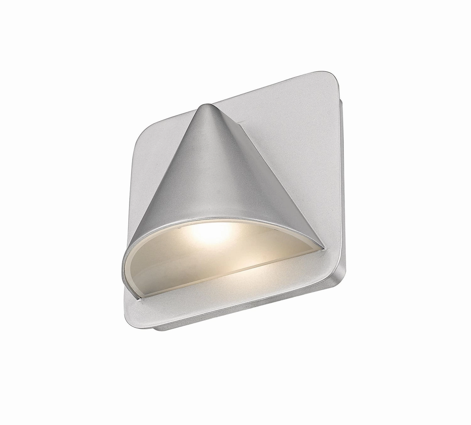 Obelisk LED Outdoor Wall Mount Silver