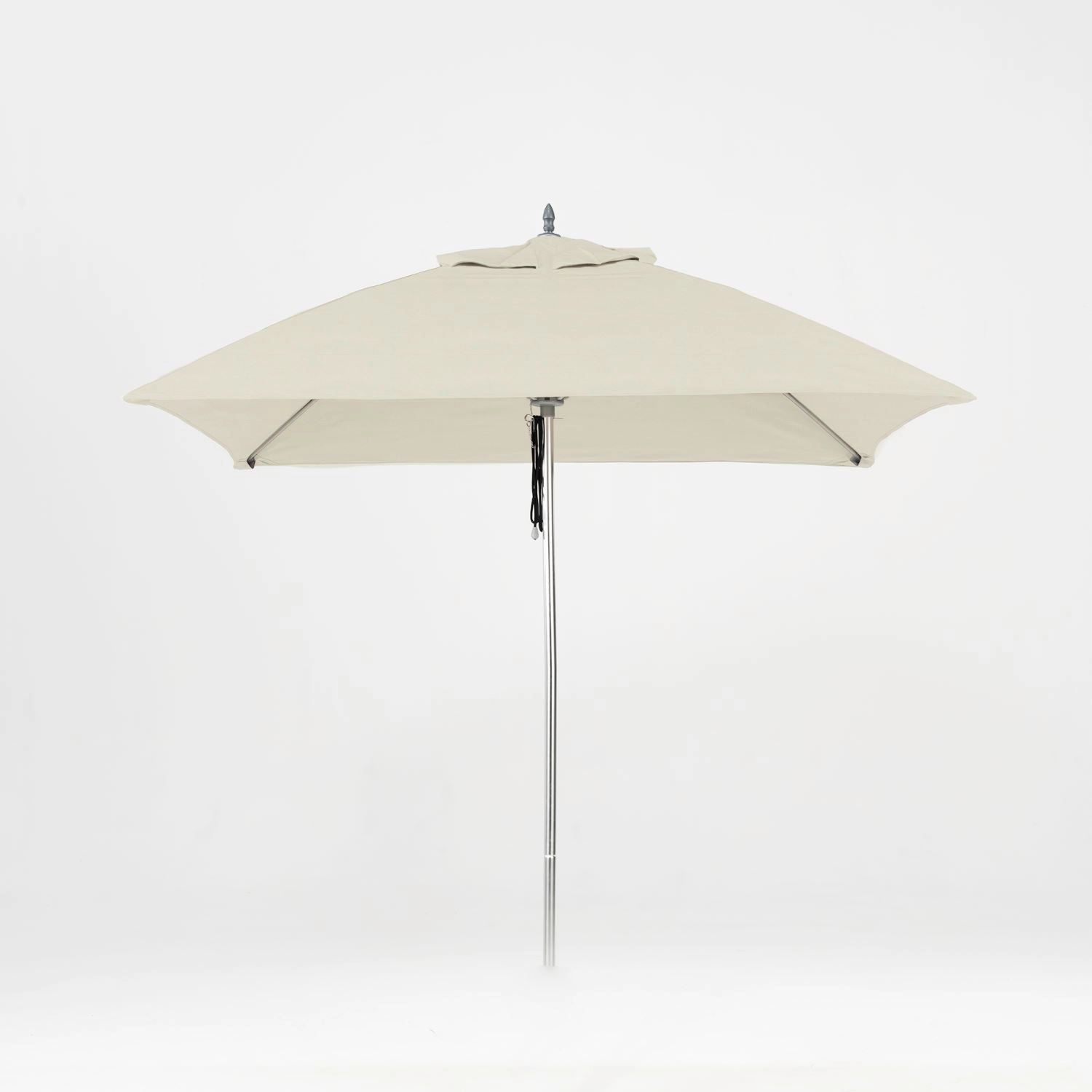 Oca 7.5' Square Outdoor Umbrella - Seashell White/Brushed Aluminumoutdoor patio furniture set
