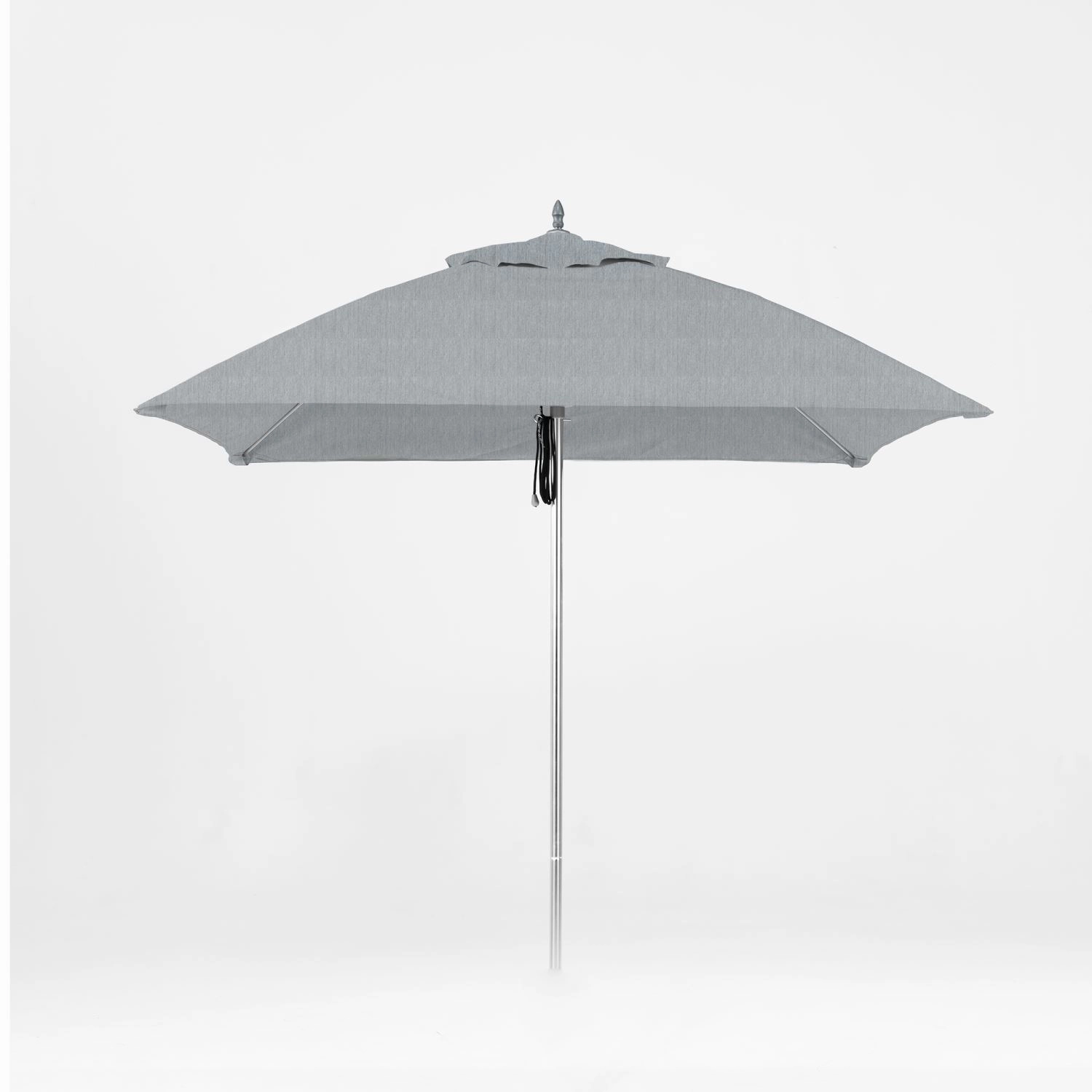Oca 7.5' Square Outdoor Umbrella - Titanium Grey/Brushed Aluminumoutdoor patio furniture set