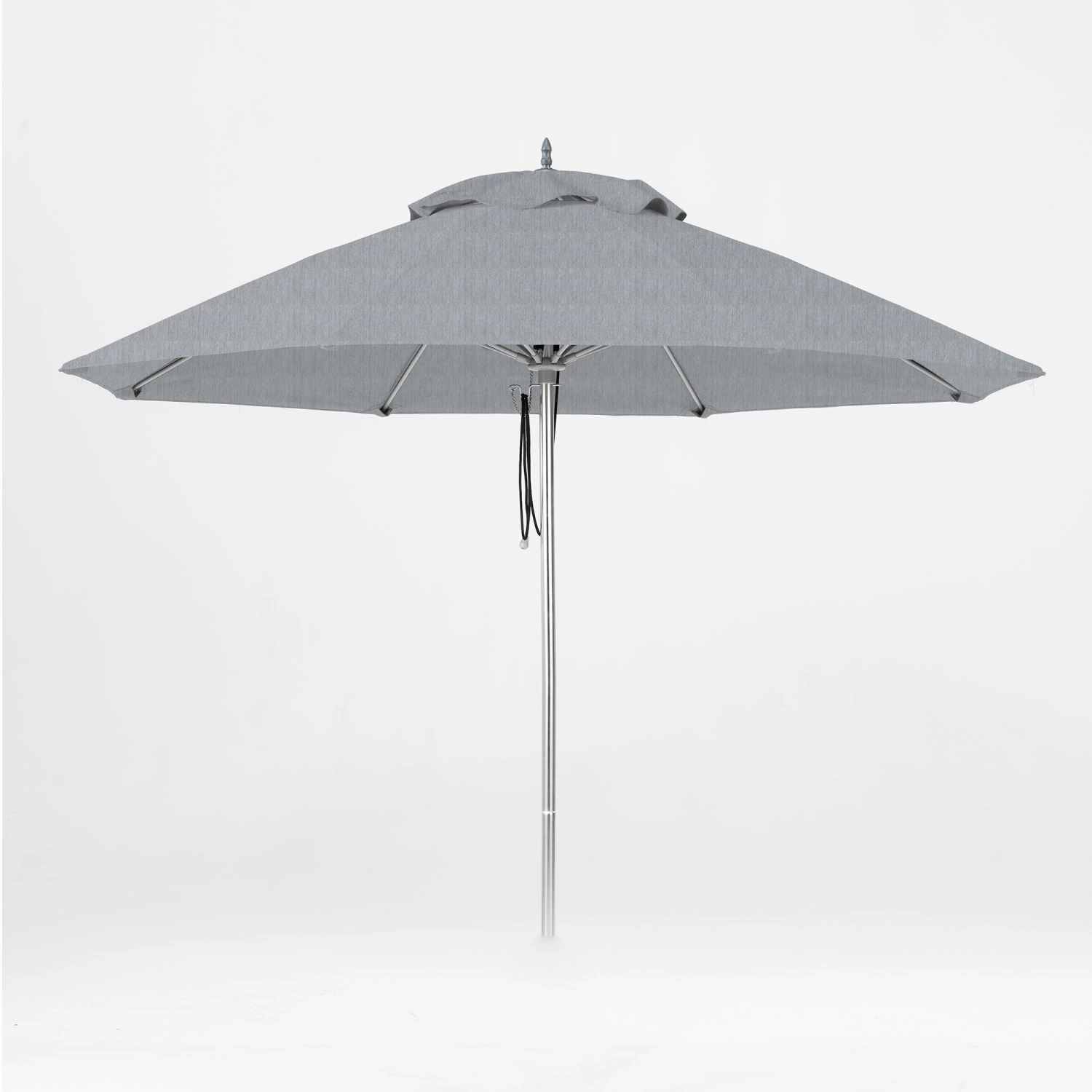 Oca 9' Octagon Outdoor Umbrella - Titanium Grey/Brushed Aluminumoutdoor patio furniture set