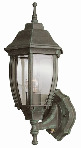 Ojai One Light Wall Lantern BlackOutdoor wall sconces with motion sensor