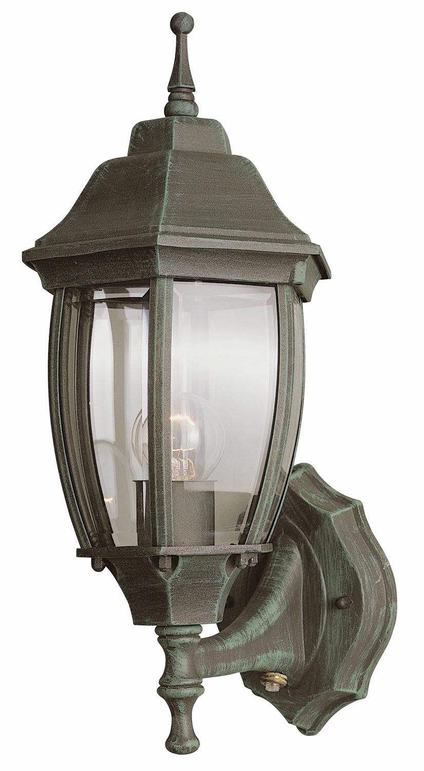 Ojai One Light Wall Lantern BlackOutdoor wall sconces with motion sensor