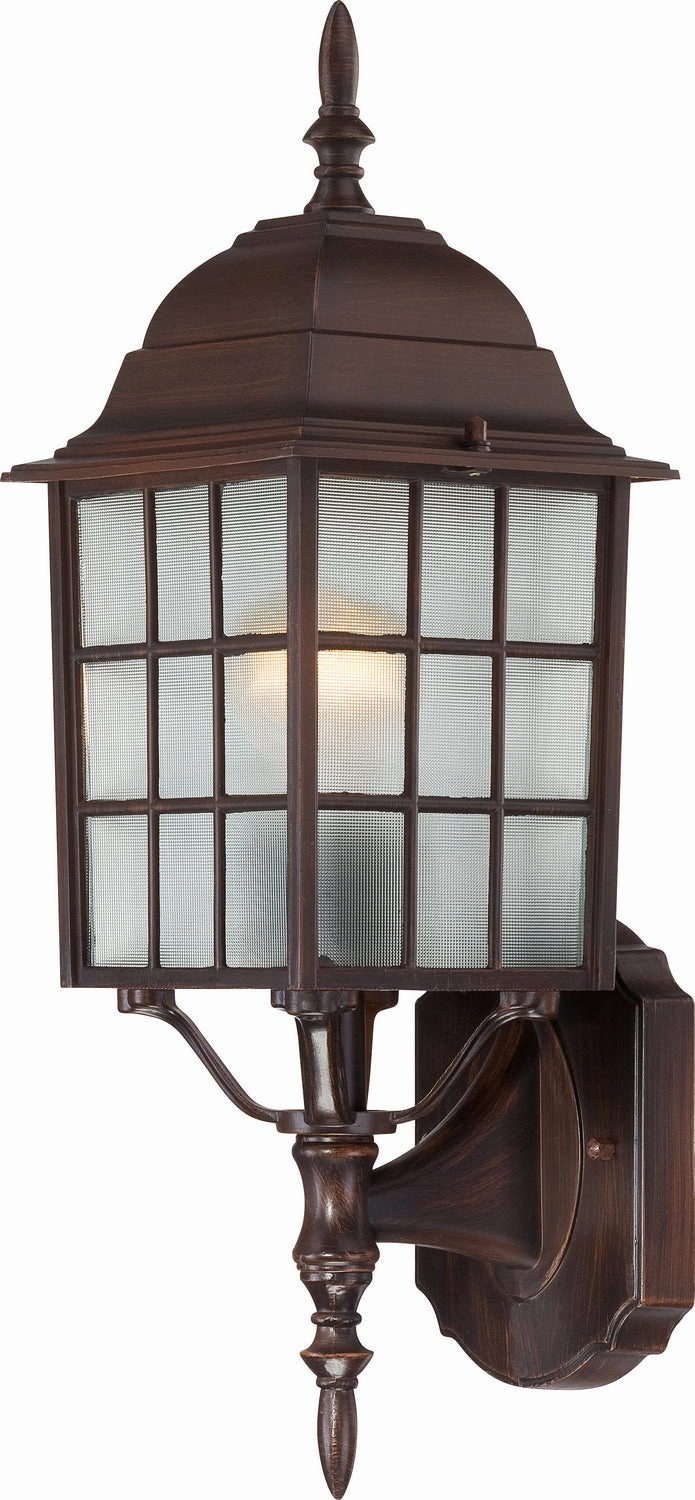 One Light Wall Lantern Rustic BronzeOutdoor wall sconces with motion sensor