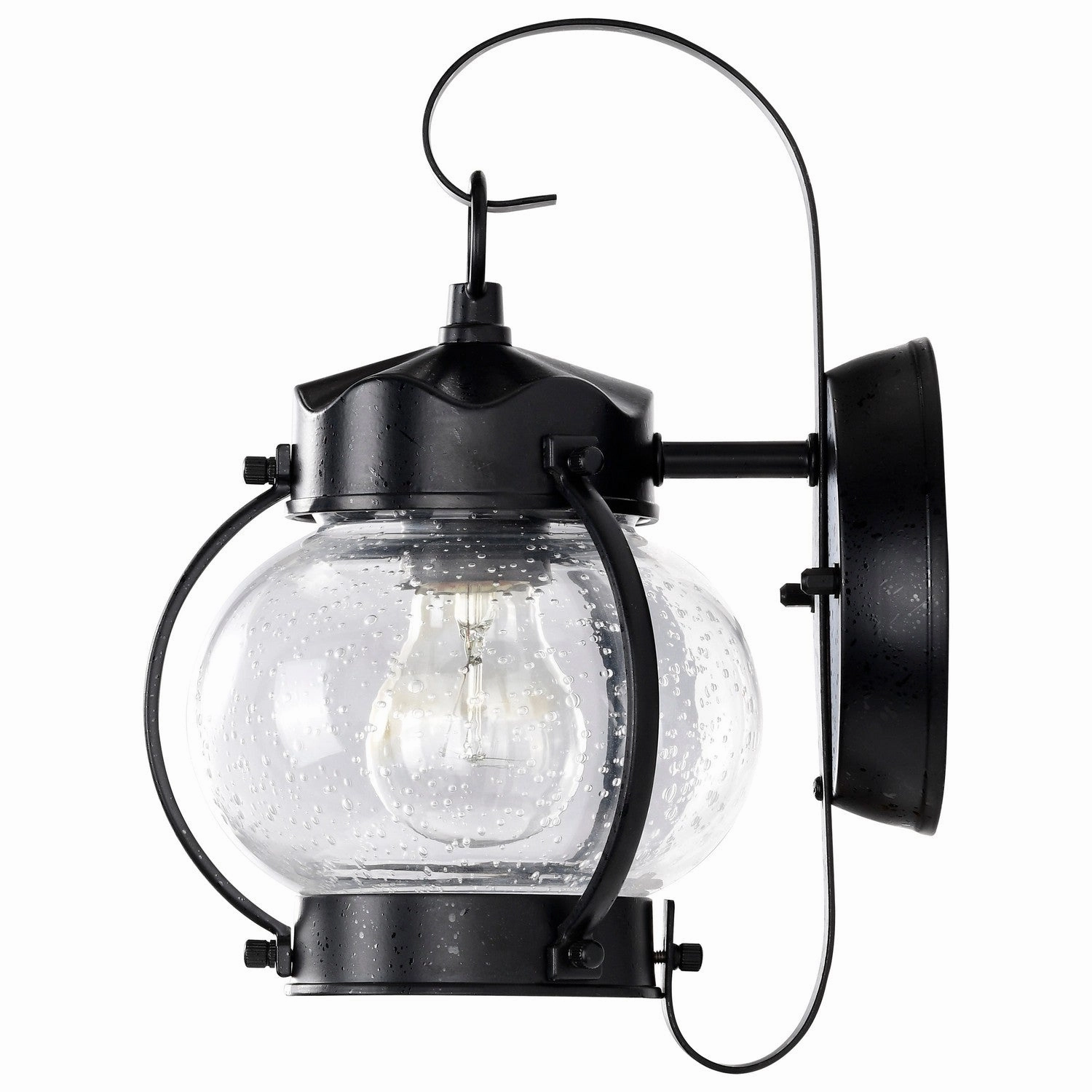 Onion Lantern One Light Wall Lantern Textured Black