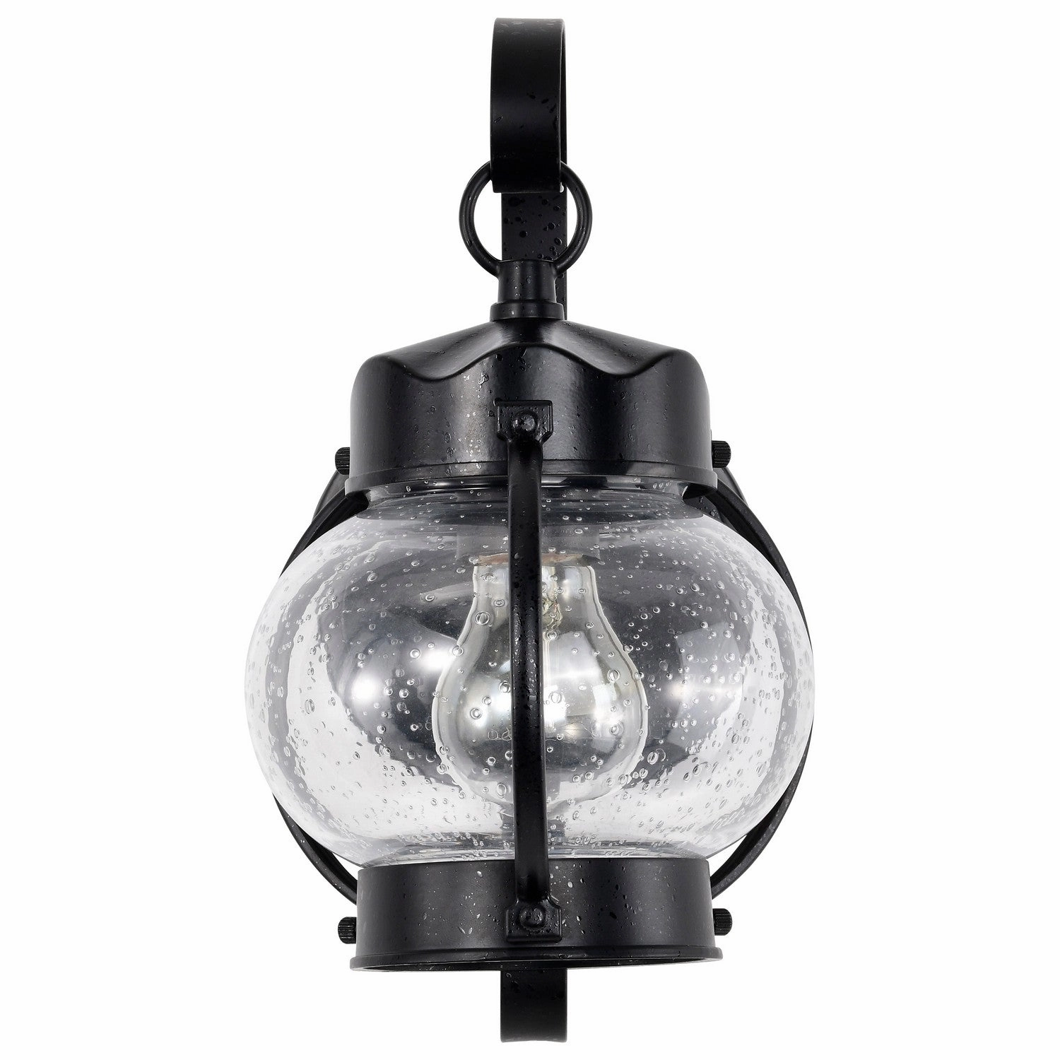 Onion Lantern One Light Wall Lantern Textured Black