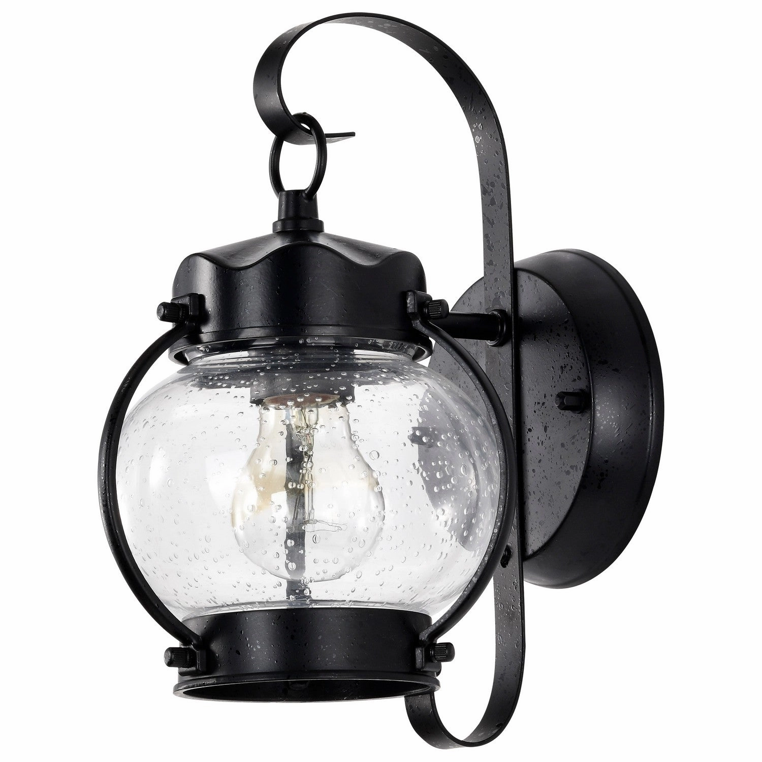 Onion Lantern One Light Wall Lantern Textured Black