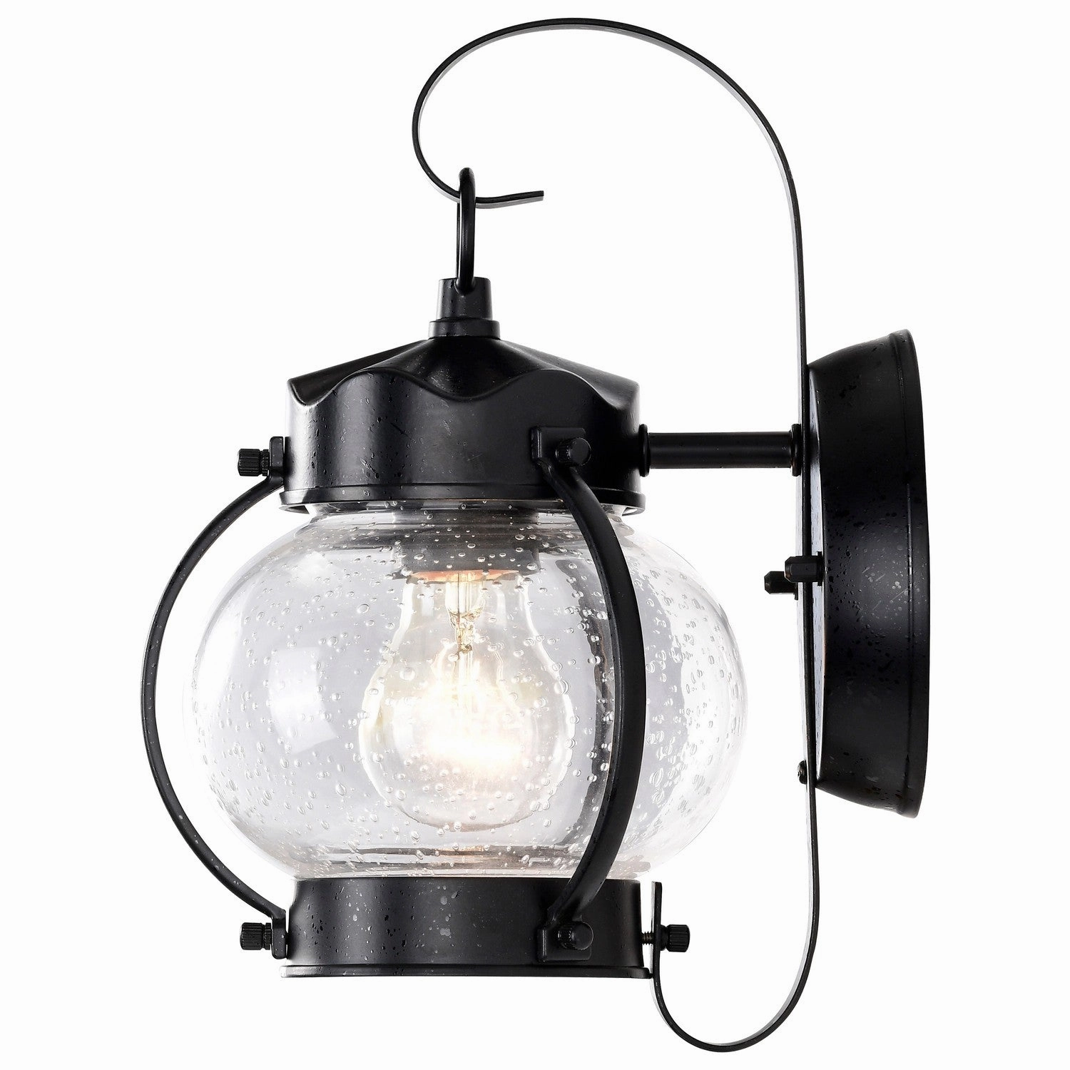 Onion Lantern One Light Wall Lantern Textured Black