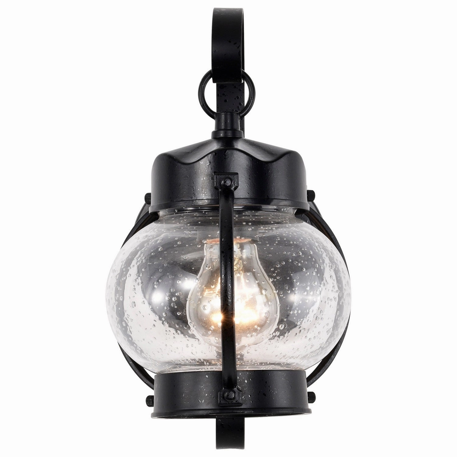 Onion Lantern One Light Wall Lantern Textured Black