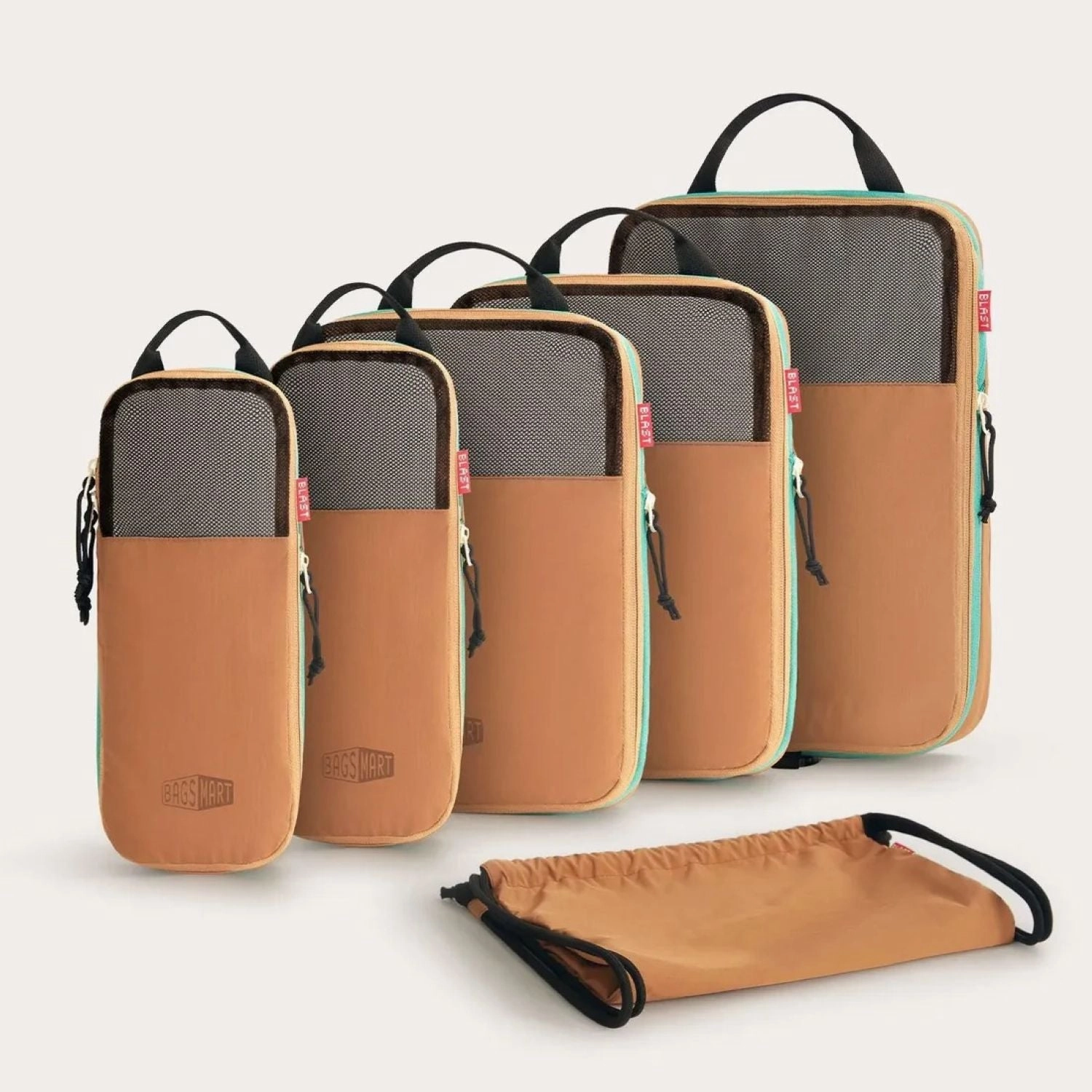 Steal Todays Offer Bagsmart Blast 6-In-1 Compression Packing Cubes