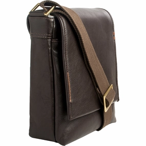 Hidesign Seattle Unisex Leather Crossbody Messenger Bag Brown Perfect Gift Sale Instant Savings Deal