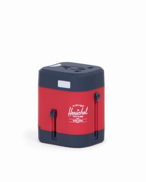 Herschel Supply Co. Travel Adapter - Navy/Red Clearance Sale Now Shop Hot Deals