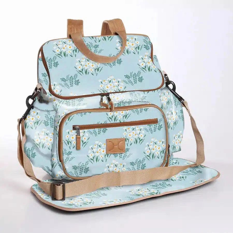 Weekend Sale Special Big Savings Event Thandana Laminated Fabric Nappy Backpack | Multiple Colour Options