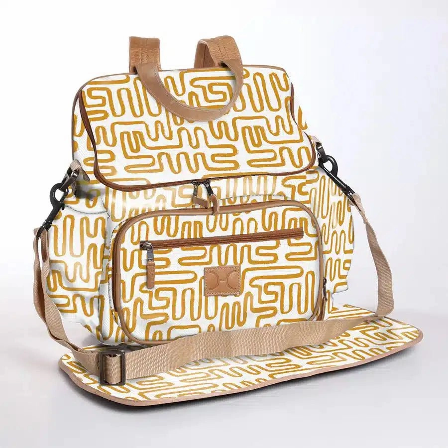 Best Deal Alert Thandana Laminated Fabric Nappy Backpack | Multiple Colour Options