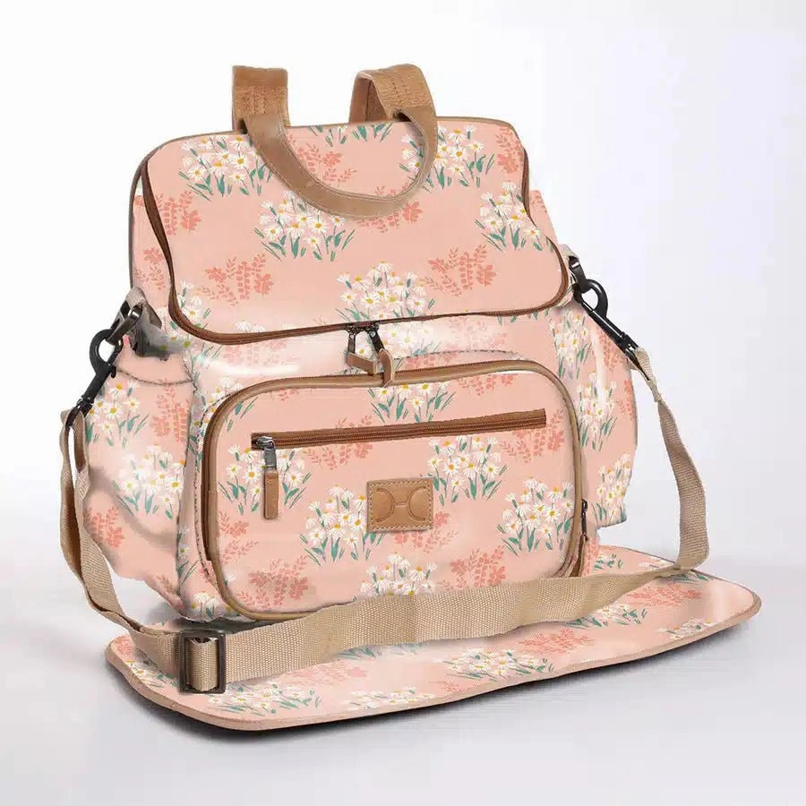 Daily Hot Deal Best Price Today Thandana Laminated Fabric Nappy Backpack | Multiple Colour Options