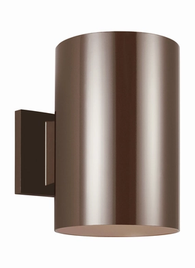 Outdoor Cylinders One Light Outdoor Wall Lantern BronzeOutdoor wall sconces with motion sensor