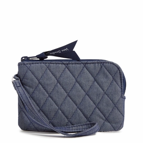 Special Deal Frenzy Outlet Denim Zip-Top Id Case