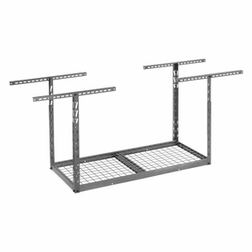 Overhead Gearloft Storage Rack 2 X 4 - Hammered Granite Storage Solution large capacity outdoor storage box