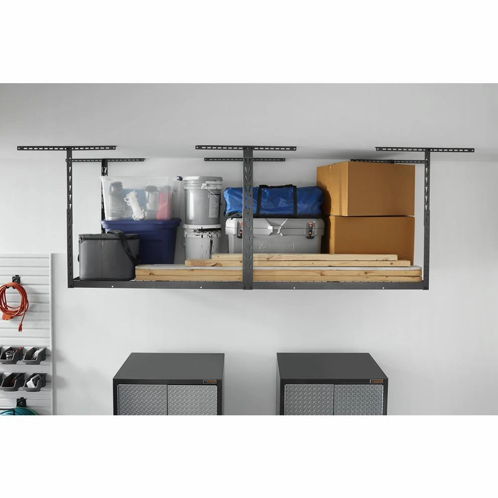 Overhead Gearloft Storage Rack 2 X 8 Ft - Hammered Granite Storage Solution