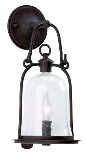 Owings Mill One Light Wall Lantern Textured BlackOutdoor wall sconces with motion sensor